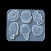 Ice Cream/Cake/Donut Pendant DIY Silicone Mold DIY-K073-09C-5