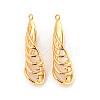 Brass Pendants KK-P255-01G-1