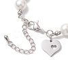 Shell Pearl Beaded Bracelets BJEW-JB10704-4