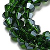 Transparent Electroplate Glass Beads Strands EGLA-A039-T3mm-A25-3