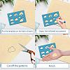 Acrylic Earring Handwork Template DIY-WH0359-019-3