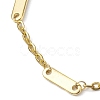 304 Stainless Steel Oval Link Chain Bracelets for Women BJEW-JB10367-3