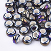 Electroplate Porcelain Beads PORC-T003-01-2
