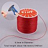 Round Waxed Polyester Cords YC-PH0002-04C-0.5mm-2
