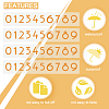 Waterproof Self Adhesive Craft Stickers DIY-GF0002-59A-03-4