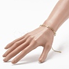 304 Stainless Steel Paperclip Chains Bracelet BJEW-JB06523-01-3