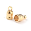 Brass Cord End Cap for Jewelry Making KK-O139-14A-G-2