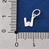 925 Sterling Silver Letter Charms LS-STER-C012-01S-W-3