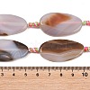 Natural Banded Agate Beads Strands G-F825-H01-01D-4