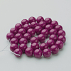 Natural Mashan Jade Round Beads Strands X-G-D263-10mm-XS12-4