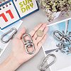 304 Stainless Steel Double Eye Swivel Clasps STAS-NB0004-28P-3