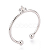 Brass Cup Peg Ring Settings KK-N274-35P-1