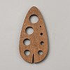 Unfinished Wood Pendants WOOD-WH0026-37C-02-1