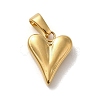 PVD Vacuum Plating 304 Stainless Steel Charms STAS-B053-12G-1
