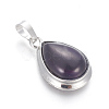 Natural Agate Pendants G-L512-C27-2