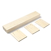 1-Slot Wooden Earring Display Card Stands EDIS-R027-01A-01-3
