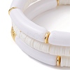 Chunky Tube Beads Bracelets Set BJEW-JB07224-4