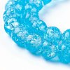 Crackle Glass Bead Strands X-CCG-E002-8mm-01-2
