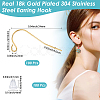 100Pcs 304 Stainless Steel Earring Hooks STAS-BBC0008-78A-2