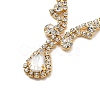 Alloy Rhinestone Hair Chain OHAR-M044-01G-2