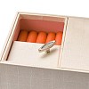Hand Crank Musical Jewelry Cardboard Boxes CON-M008-02-4