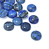 Dyed Natural Lapis Lazuli Gemstone Dome/Half Round Cabochons X-G-J330-06-20mm-1