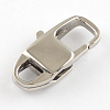 Tarnish Resistant Polished 316 Surgical Stainless Steel Lobster Claw Clasps X-STAS-R072-34-1