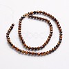 Round Natural Tiger Eye Gemstone Bead Strands G-J333-03-4mm-2