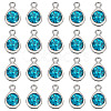 20Pcs Faceted Glass Charms RGLA-TADJ0001-01J-2
