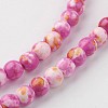 Natural Ocean White Jade Bead Strands G-G916-6mm-03-3