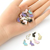 20Pcs 5 Colors Alloy Enamel Pendants ENAM-YW0003-01-3