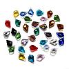 Faceted Glass Pendants GLAA-F068-C-1