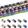 5 Strands 5 Colors Half Electroplate Glass Beads EGLA-NB0001-18-1