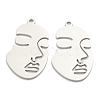 Non-Tarnish 304 Stainless Steel Pendants STAS-P276-01C-P-2