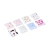 Printed Opaque Acrylic Beads OACR-Q199-02-2