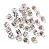 Electroplate Column Glass Beads EGLA-A043-02-HR01-1