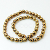 Non-magnetic Synthetic Hematite Beads Strands X-G-G092-2mm-1-2