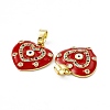 Brass Enamel Pendants KK-E068-VC038-3