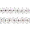 Electroplate Glass Beads Strands X-EGLA-N012-04P-5