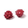 Synthetic Coral Dyed Carved Beads CORA-H004-01-2