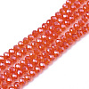 Electroplate Glass Beads Strands EGLA-A034-T8mm-A21-1