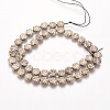 Electroplated Non-magnetic Synthetic Hematite Beads Strands G-K259-06H-2