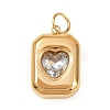 304 Stainless Steel Glass Pendants LS-STAS-K307-13G-1