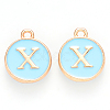 Golden Plated Alloy Enamel Charms LS-ENAM-S118-04X-1