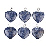 Natural Sodalite Pendants G-G956-B39-FF-2