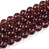 Transparent Glass Bead Strands GLAA-R095-10mm-35-1