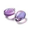 Transparent Glass Charms GGLA-M004-05B-03-4