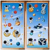 8 Sheets 8 Styles PVC Waterproof Wall Stickers DIY-WH0345-119-1