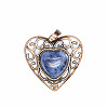 Retro Hollow Natural Sodalite Pendants PW-WGAB5DC-03-1