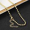 Rack Plating Brass Ball Chain Necklaces for Women X-NJEW-G102-01A-G-3